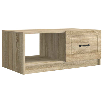 Coffee Table Sonoma Oak 90 x 50 x 37 cm Engineered Wood
