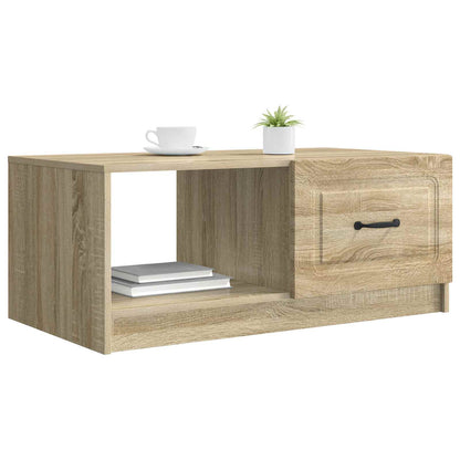 Coffee Table Sonoma Oak 90 x 50 x 37 cm Engineered Wood