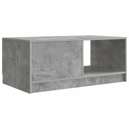 Coffee Table Concrete Grey 90 x 50 x 37 cm Engineered Wood