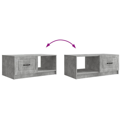Coffee Table Concrete Grey 90 x 50 x 37 cm Engineered Wood