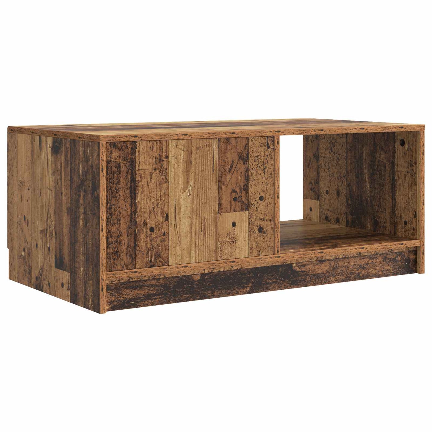 Coffee Table Old Wood 90 x 50 x 37 cm Engineered Wood