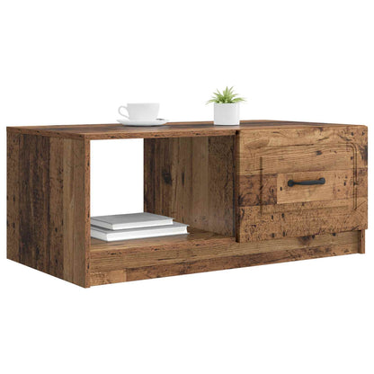 Coffee Table Old Wood 90 x 50 x 37 cm Engineered Wood