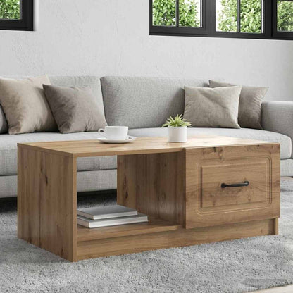 Coffee Table Artisan Oak 90 x 50 x 37 cm Engineered Wood