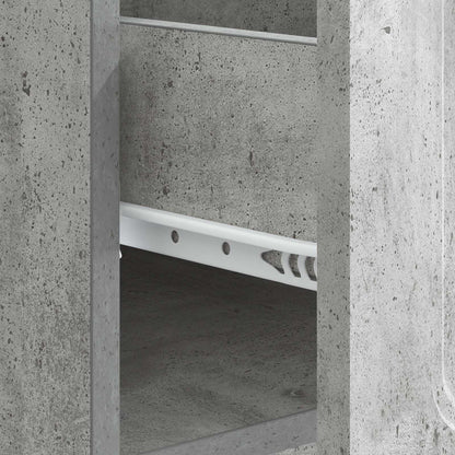 Coffee Table Concrete Grey 49 x 50 x 37 cm Engineered Wood