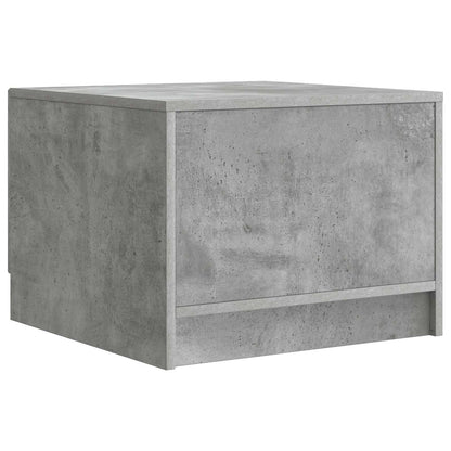 Coffee Table Concrete Grey 49 x 50 x 37 cm Engineered Wood
