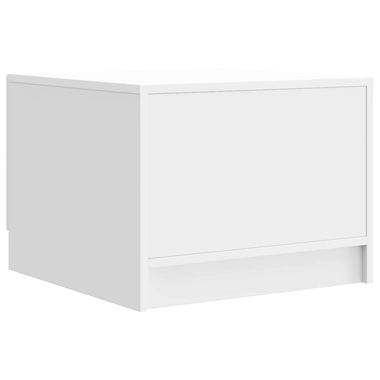 Coffee Table High Gloss White 49 x 50 x 37 cm Engineered Wood