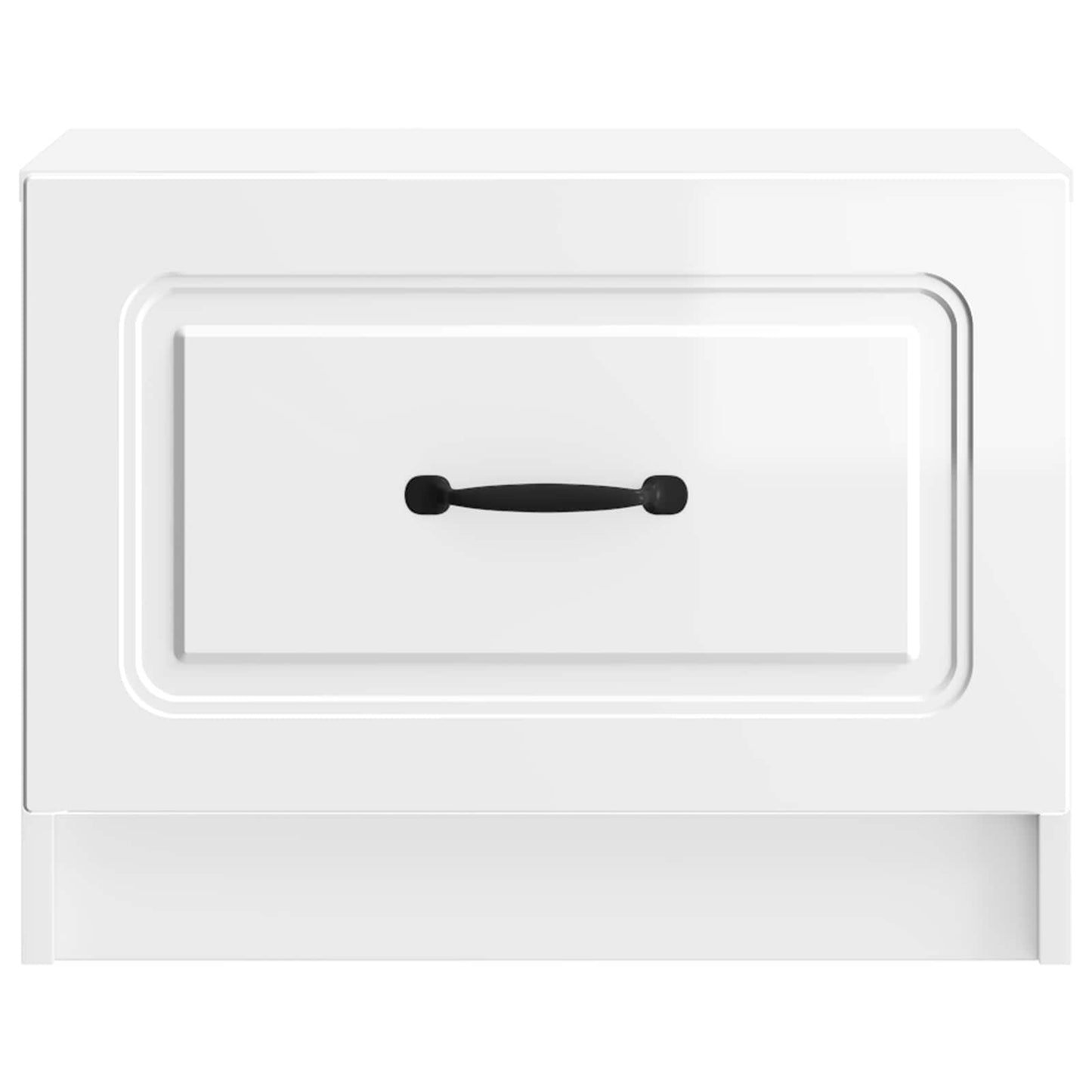 Coffee Table High Gloss White 49 x 50 x 37 cm Engineered Wood