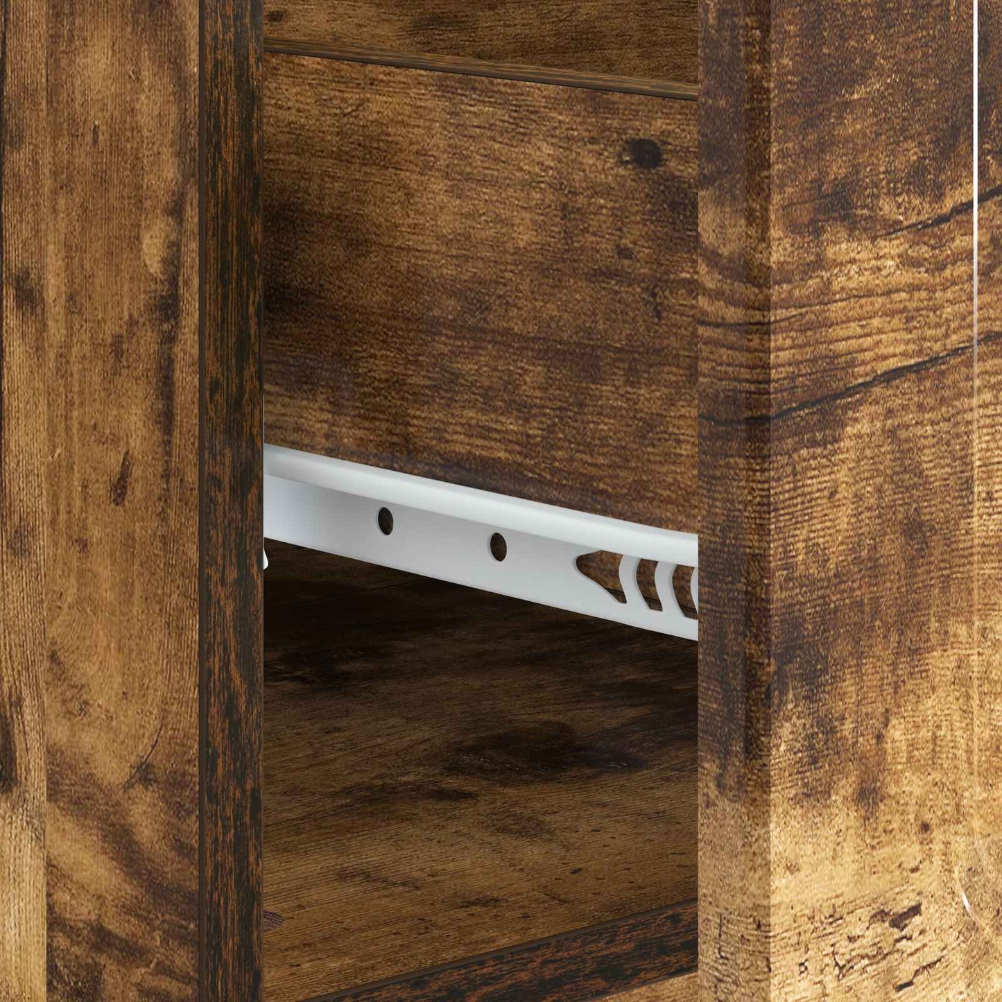 Coffee Table Smoked Oak 49 x 50 x 37 cm Engineered Wood