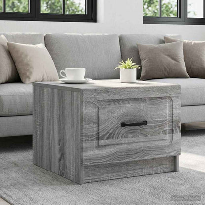 Coffee Table Grey Sonoma 49 x 50 x 37 cm Engineered Wood