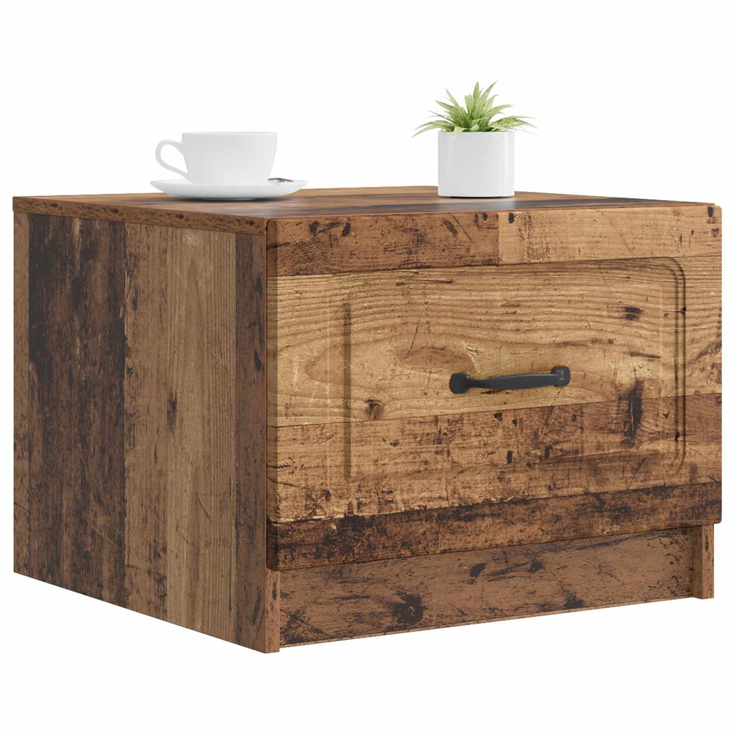 Coffee Table Old Wood 49 x 50 x 37 cm Engineered Wood