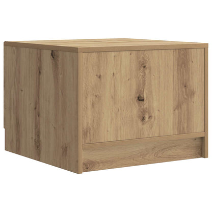 Coffee Table Artisan Oak 49 x 50 x 37 cm Engineered Wood