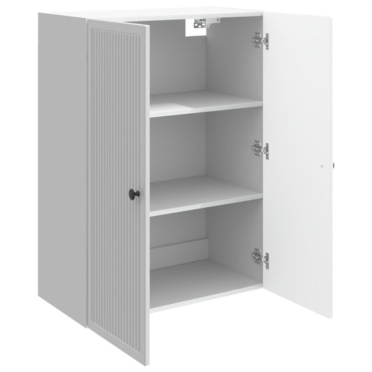 Wall-Mounted Cabinet High Gloss White 66 x 34.5 x 90 cm