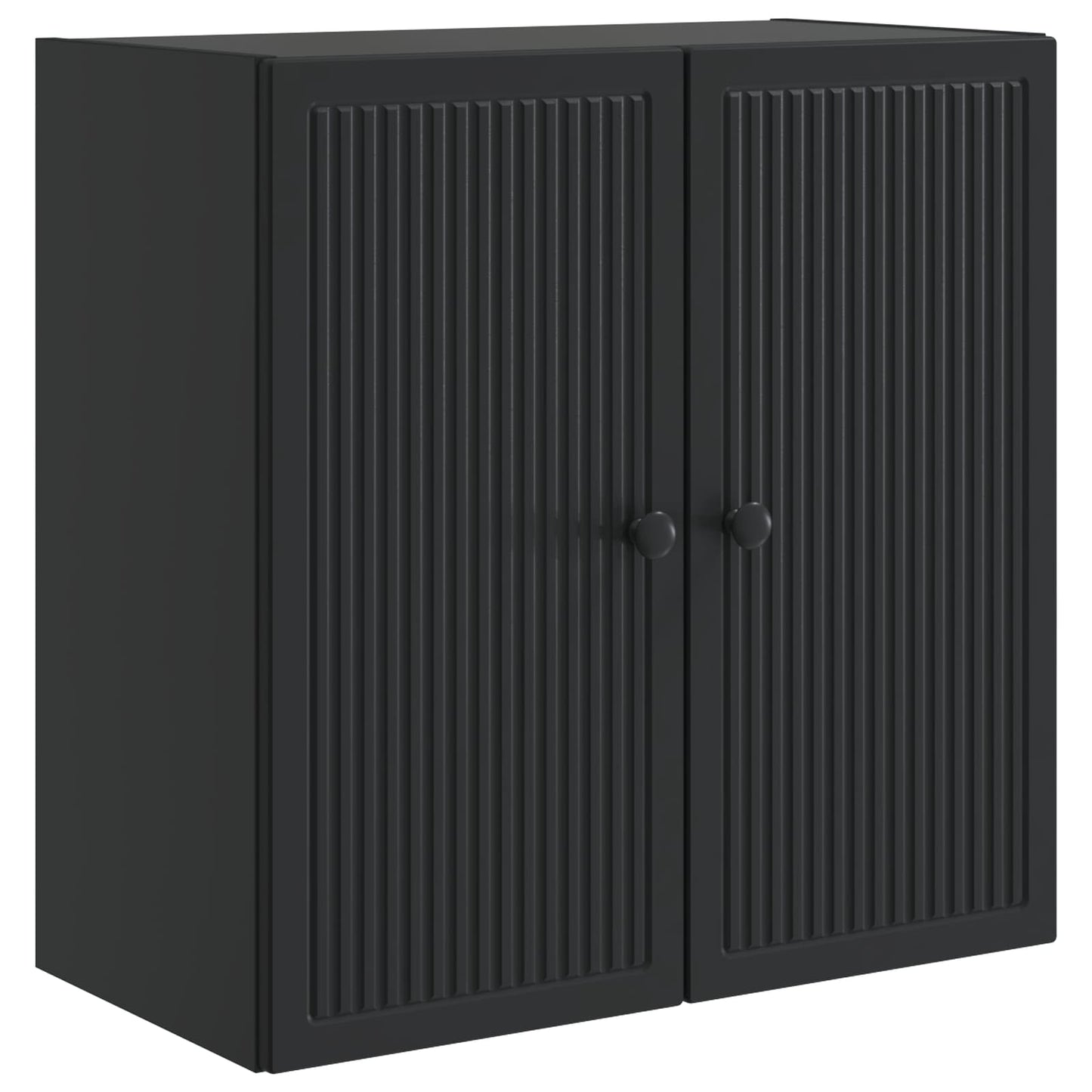 Wall-Mounted Cabinet Black 59 x 31 x 60 cm Engineered Wood