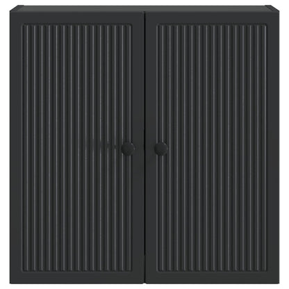 Wall-Mounted Cabinet Black 59 x 31 x 60 cm Engineered Wood