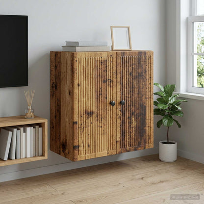 Wall-Mounted Cabinet Old Wood 59 x 31 x 60 cm Engineered Wood