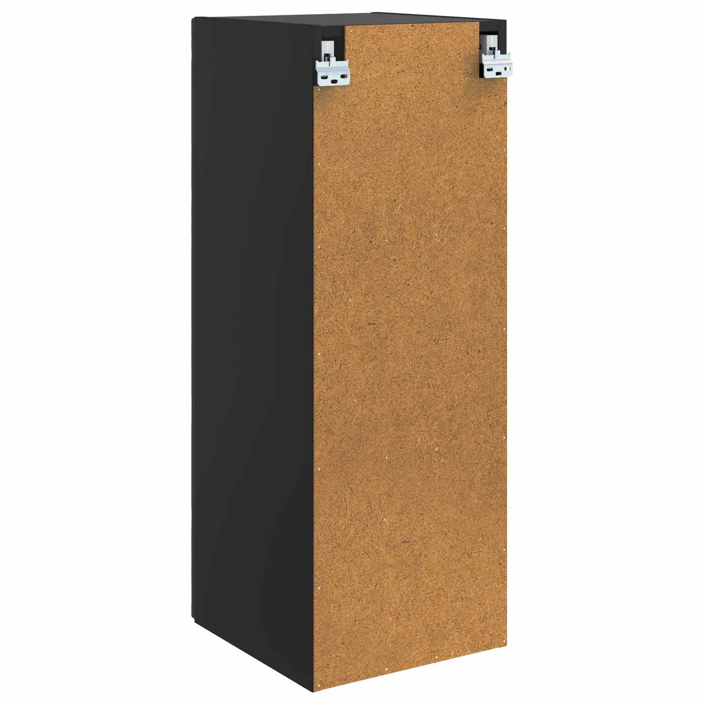 Wall-Mounted Cabinet Black 33 x 34.5 x 90 cm Engineered Wood