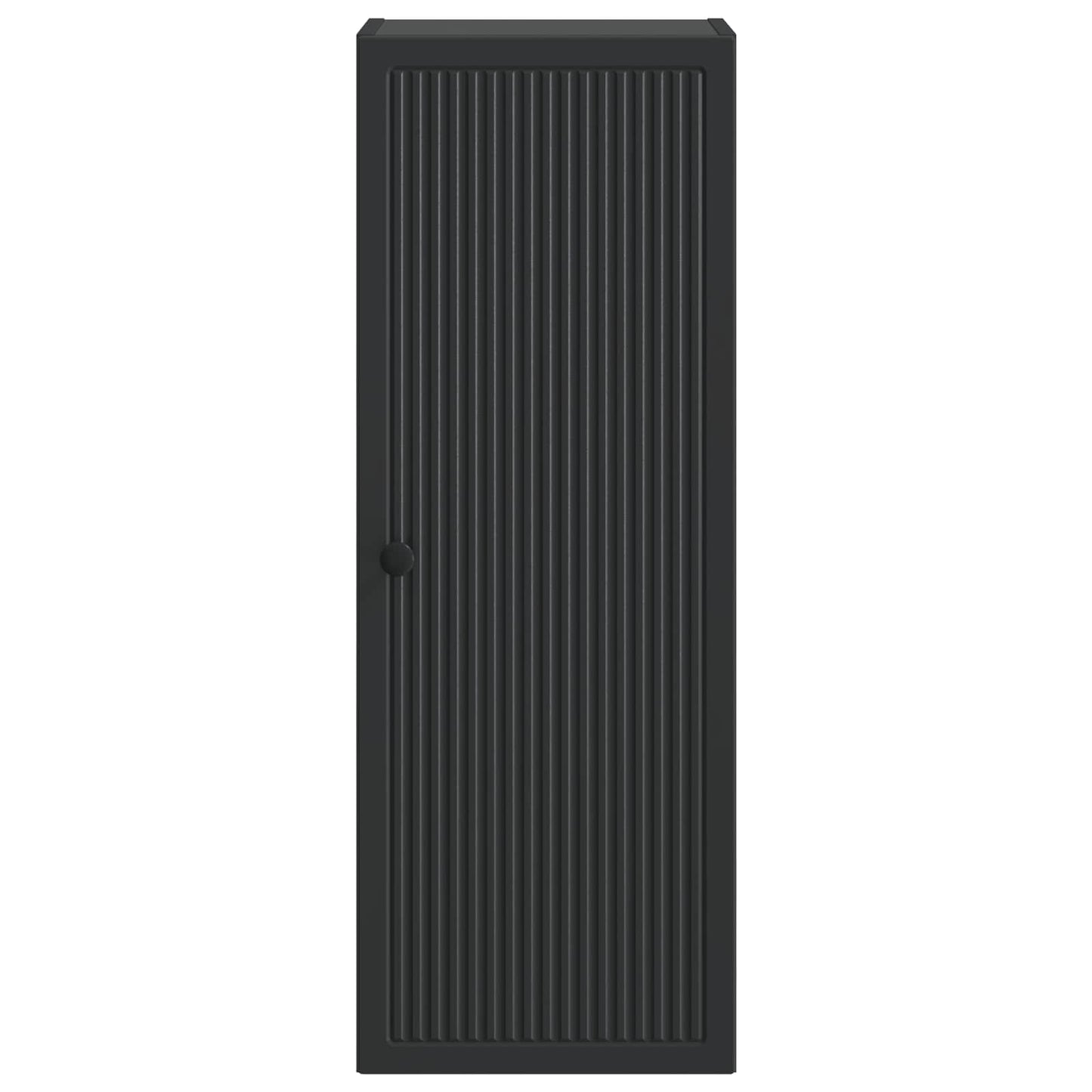 Wall-Mounted Cabinet Black 33 x 34.5 x 90 cm Engineered Wood