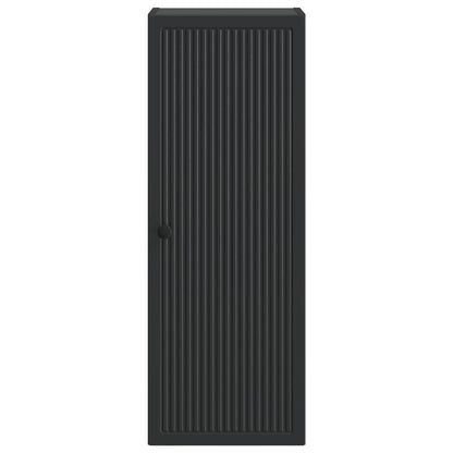 Wall-Mounted Cabinet Black 33 x 34.5 x 90 cm Engineered Wood