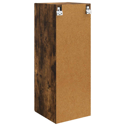 Wall-Mounted Cabinet Smoked Oak 33 x 34.5 x 90 cm