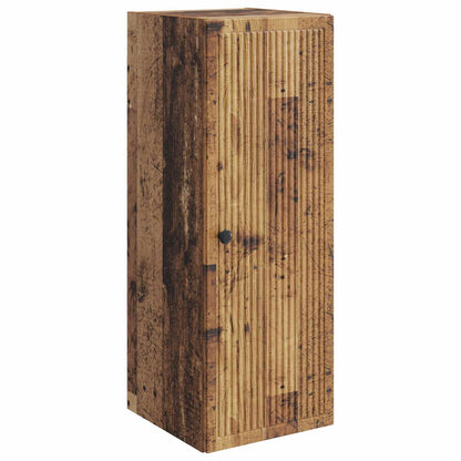 Wall-Mounted Cabinet Old Wood 33 x 34.5 x 90 cm Engineered Wood