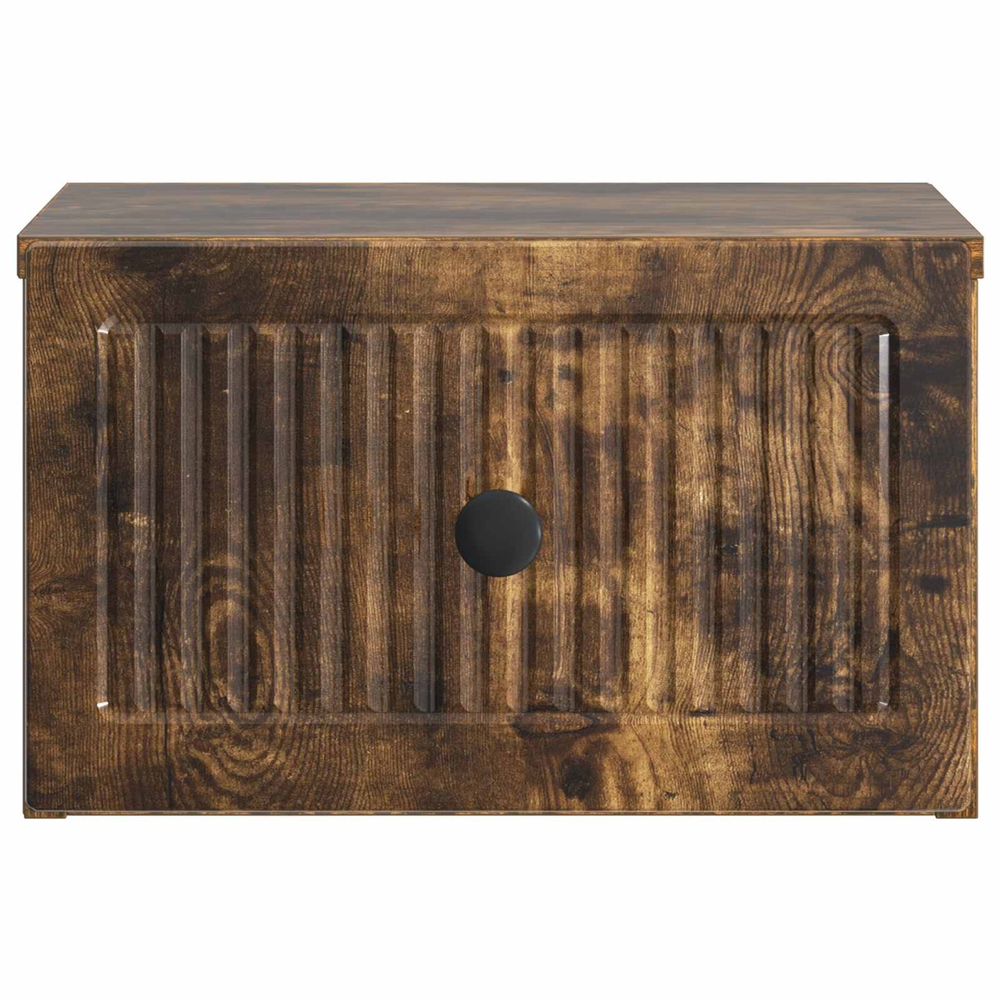 Wall-Mounted Bedside Cabinet Smoked Oak 33 x 34.5 x 20 cm