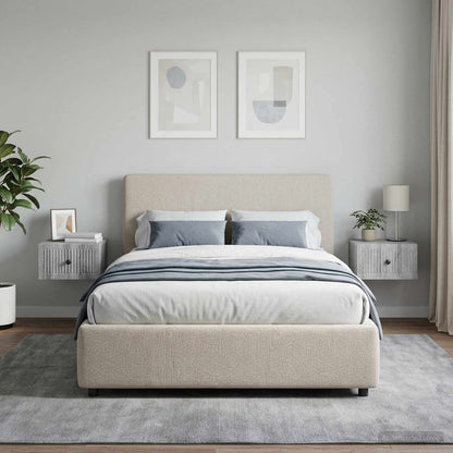 Wall-Mounted Bedside Cabinet 2 pcs Grey Sonoma