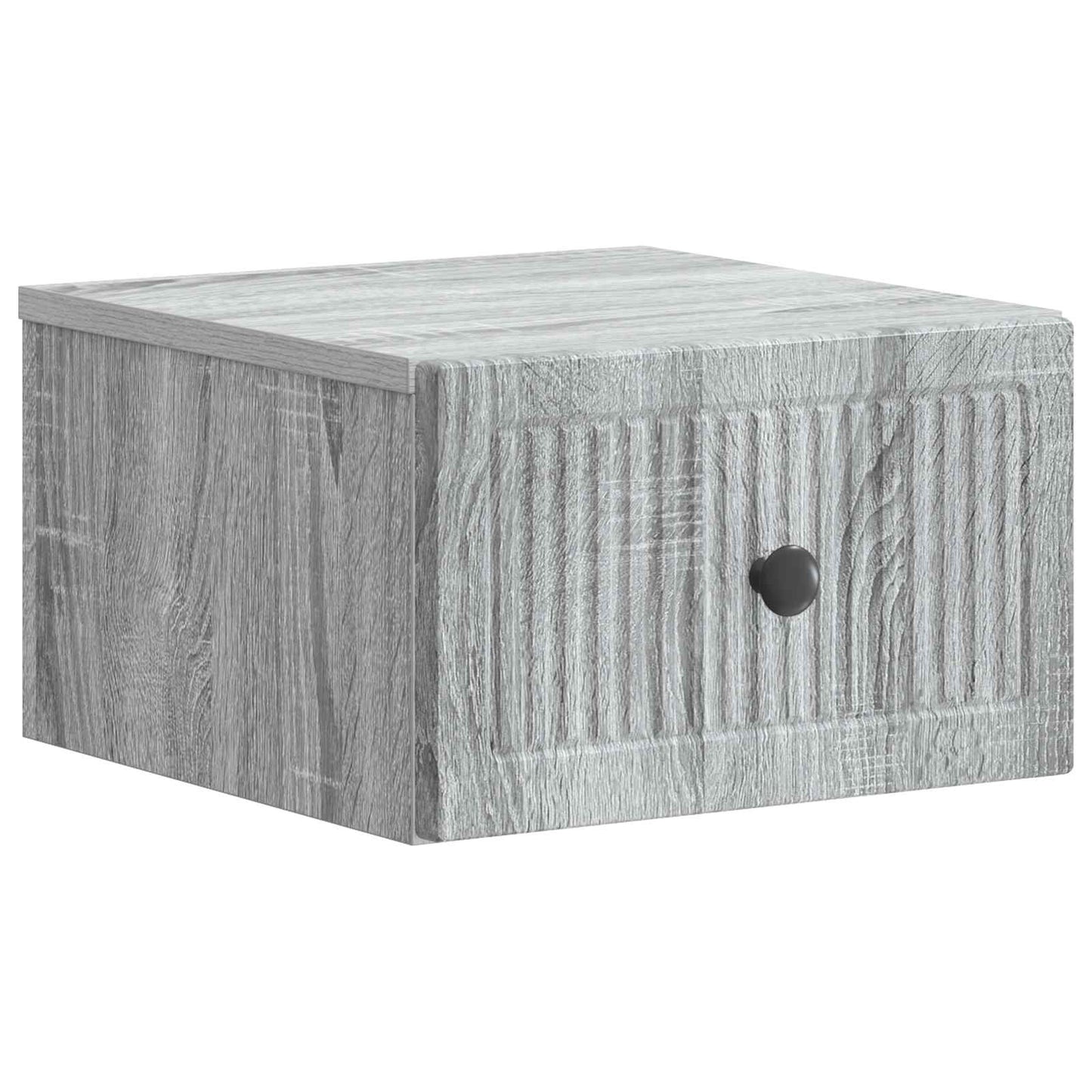 Wall-Mounted Bedside Cabinet 2 pcs Grey Sonoma Engineered Wood