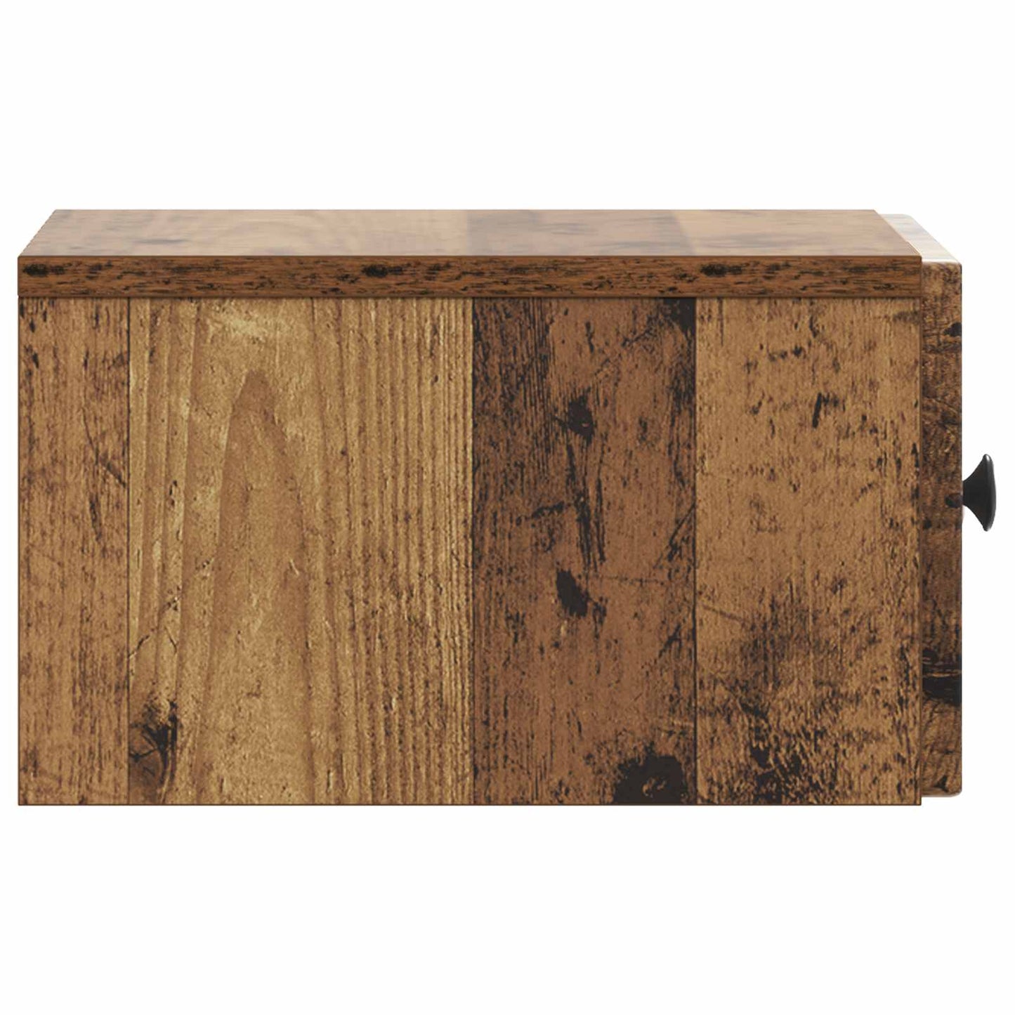 Wall-Mounted Bedside Cabinet Old Wood 33 x 34.5 x 20 cm