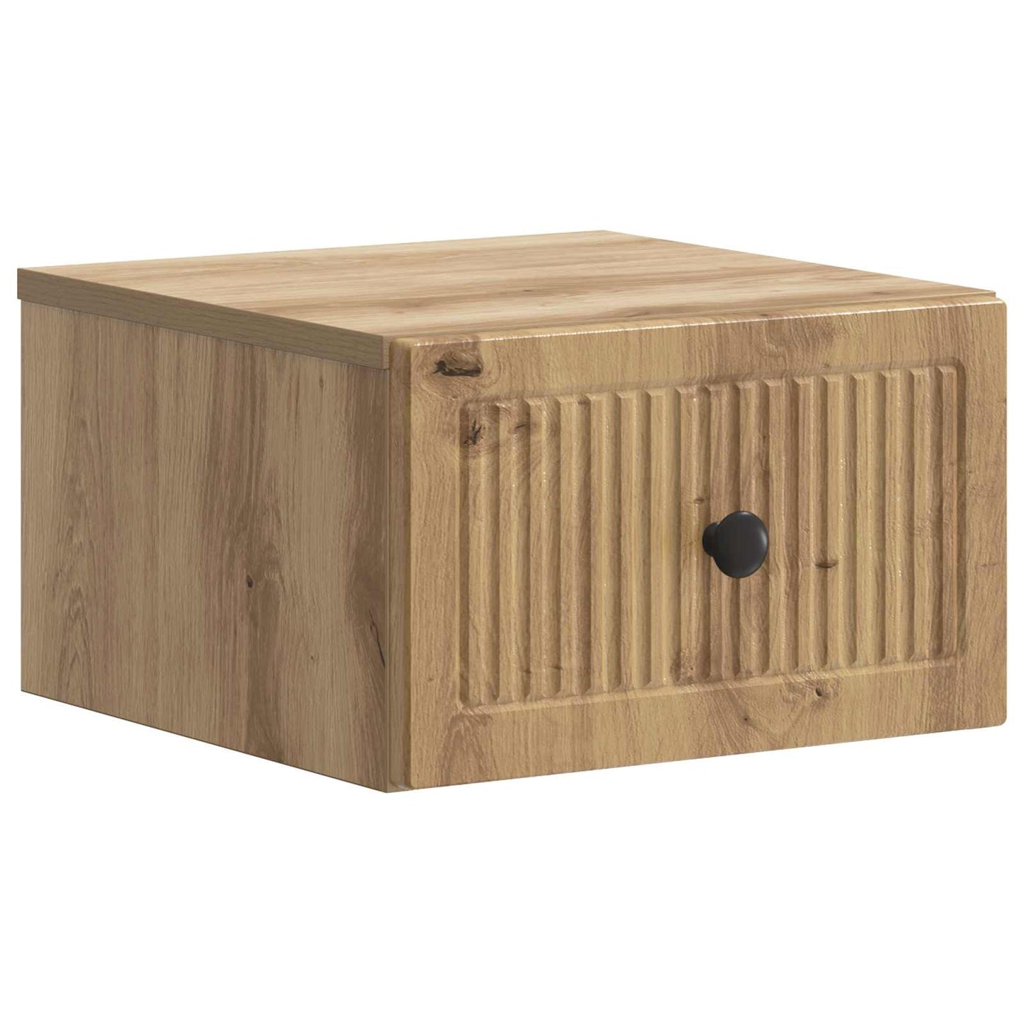 Wall-Mounted Bedside Cabinet 2 pcs Artisan Oak