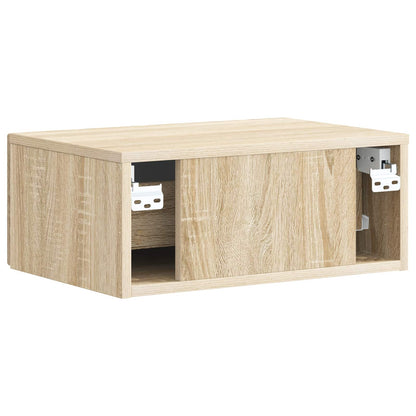 Bedside Cabinet with Drawer 2 pcs Sonoma Oak 49 x 34.5 x 20 cm