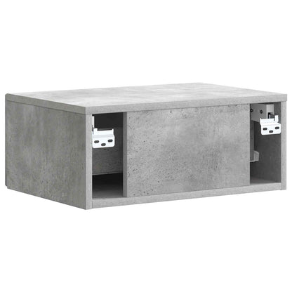 Bedside Cabinet 2 pcs Concrete Grey 49 x 34.5 x 20 cm