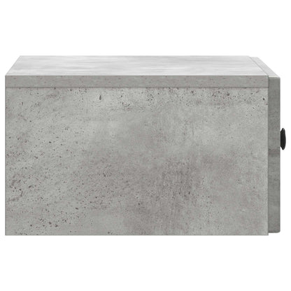 Bedside Cabinet 2 pcs Concrete Grey 49 x 34.5 x 20 cm