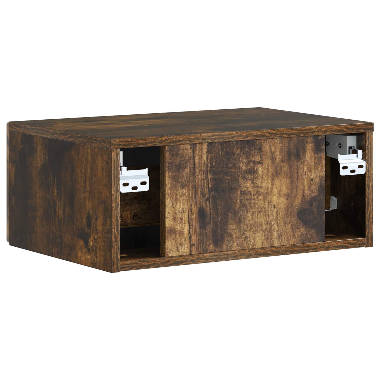 Bedside Cabinet 2 pcs Smoked Oak 49 x 34.5 x 20 cm