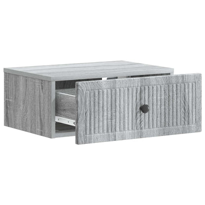 Bedside Cabinet Grey Sonoma 49 x 34.5 x 20 cm Engineered Wood