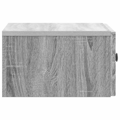 Bedside Cabinet Grey Sonoma 49 x 34.5 x 20 cm Engineered Wood