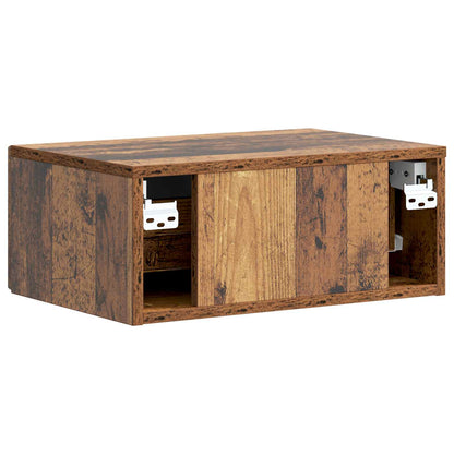 Bedside Cabinet Old Wood 49 x 34.5 x 20 cm Engineered Wood