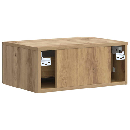 Bedside Cabinet with Drawer 2 pcs Artisan Oak 49 x 34.5 x 20 cm