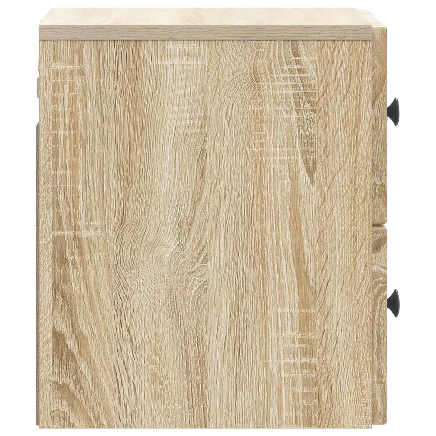 Wall-Mounted Bedside Cabinet Sonoma Oak 33 x 34.5 x 40 cm