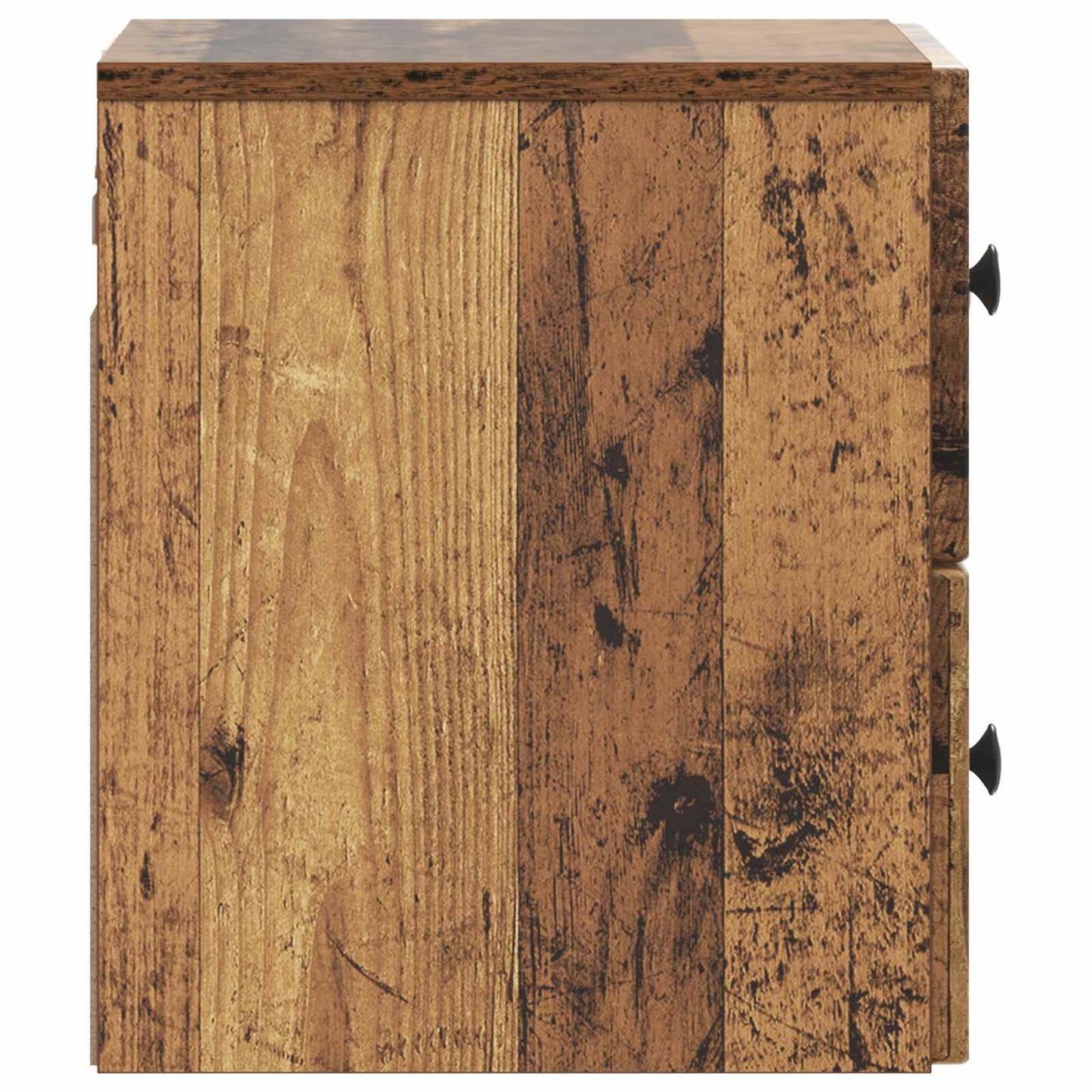 Wall-Mounted Bedside Cabinet Old Wood 33 x 34.5 x 40 cm