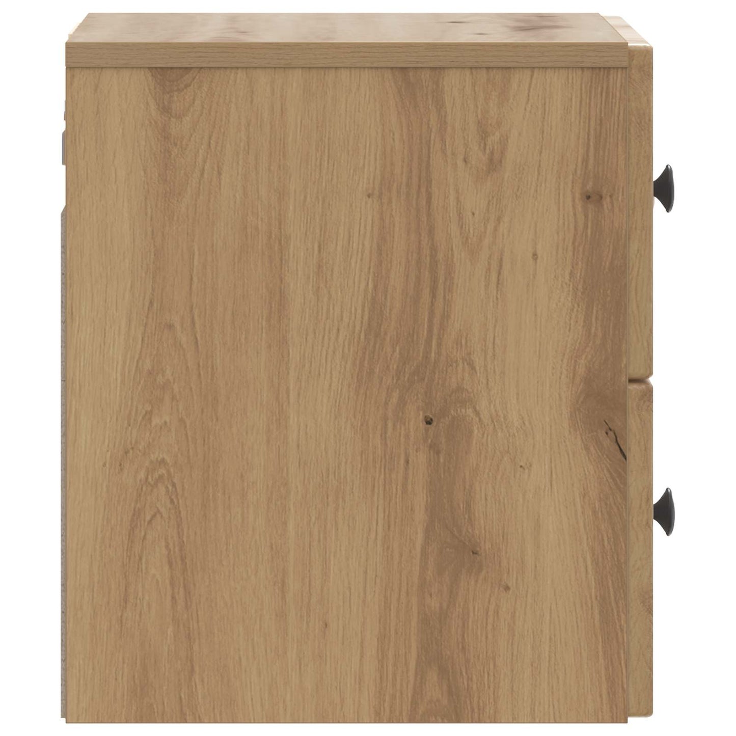 Wall-Mounted Bedside Cabinet 2 pcs Artisan Oak Engineered Wood