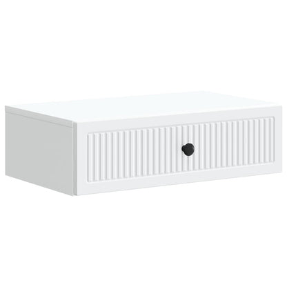 Wall-Mounted Side Table White 59 x 34.5 x 17 cm Engineered Wood