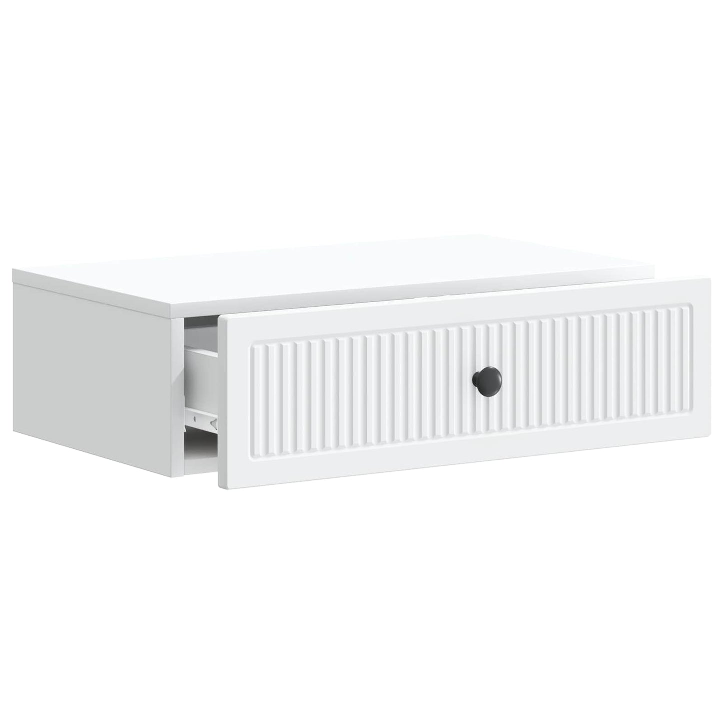 Wall-Mounted Side Table White 59 x 34.5 x 17 cm Engineered Wood