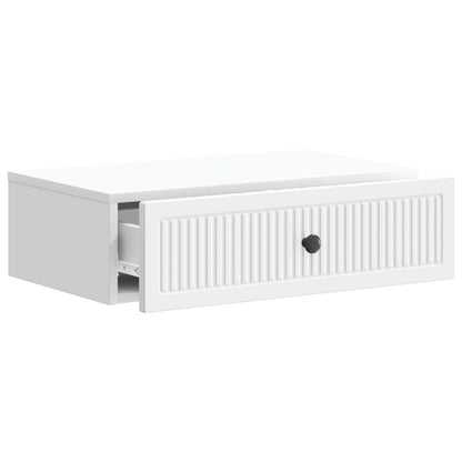 Wall-Mounted Side Table White 59 x 34.5 x 17 cm Engineered Wood