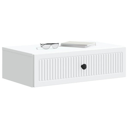 Wall-Mounted Side Table White 59 x 34.5 x 17 cm Engineered Wood