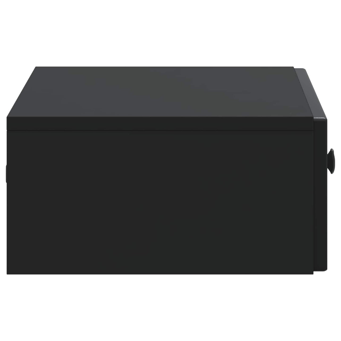 Wall-Mounted Side Table Black 59 x 34.5 x 17 cm Engineered Wood
