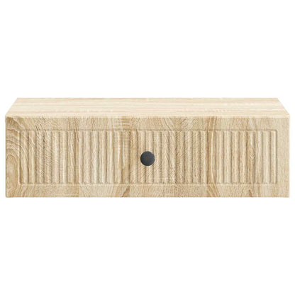 Wall-Mounted Side Table Sonoma Oak 59 x 34.5 x 17 cm