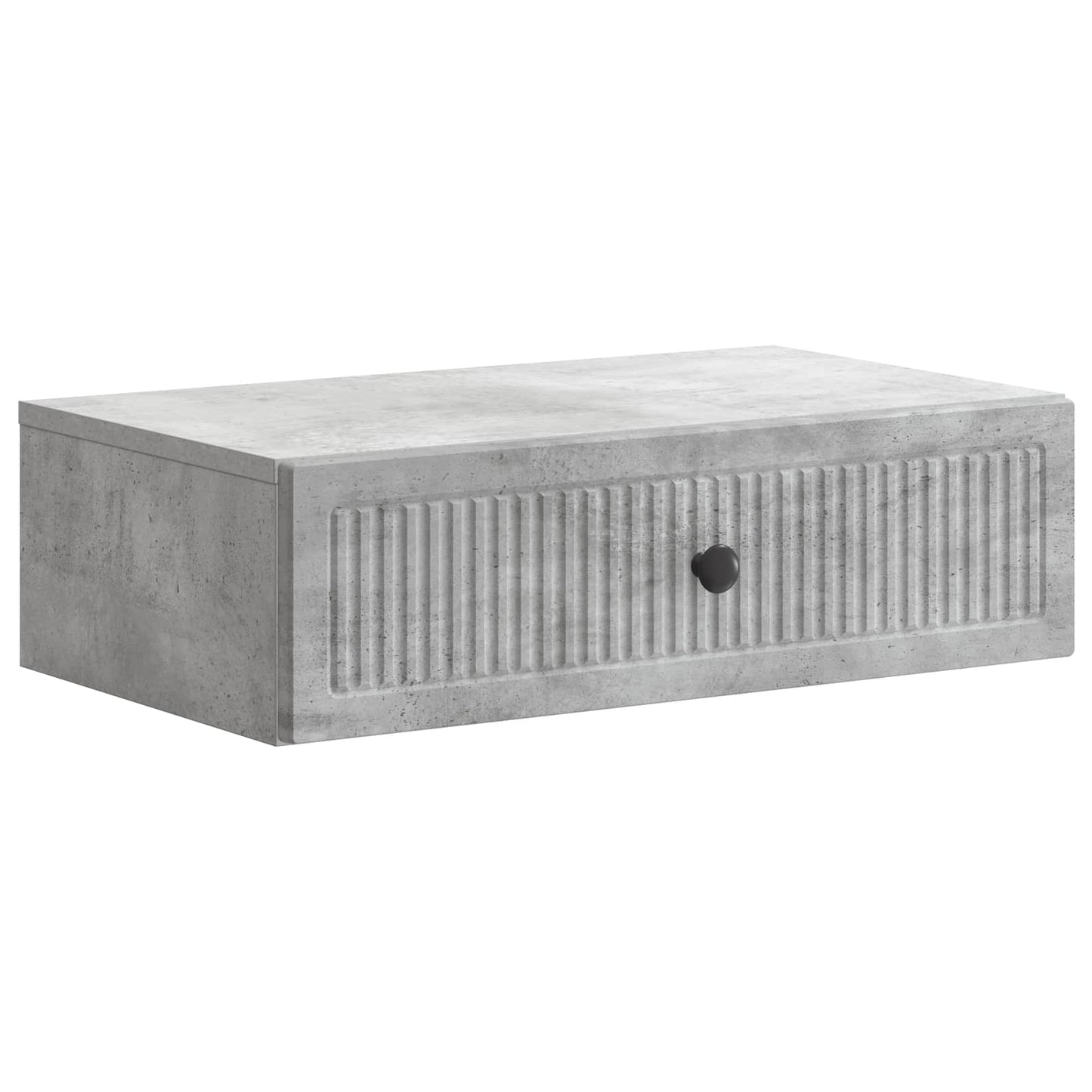 Wall-Mounted Side Table Concrete Grey 59 x 34.5 x 17 cm