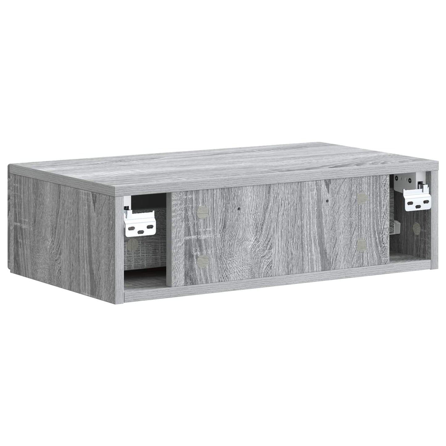 Wall-Mounted Side Table Grey Sonoma 59 x 34.5 x 17 cm