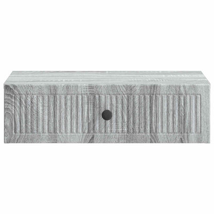 Wall-Mounted Side Table Grey Sonoma 59 x 34.5 x 17 cm