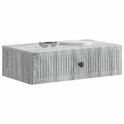 Wall-Mounted Side Table Grey Sonoma 59 x 34.5 x 17 cm